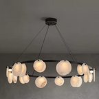modern alabaster ceiling light for modern dining table lighting – LAIF DESIGN DROLLYN
